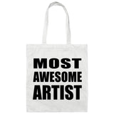 Most Awesome Artist - Tote Bag White