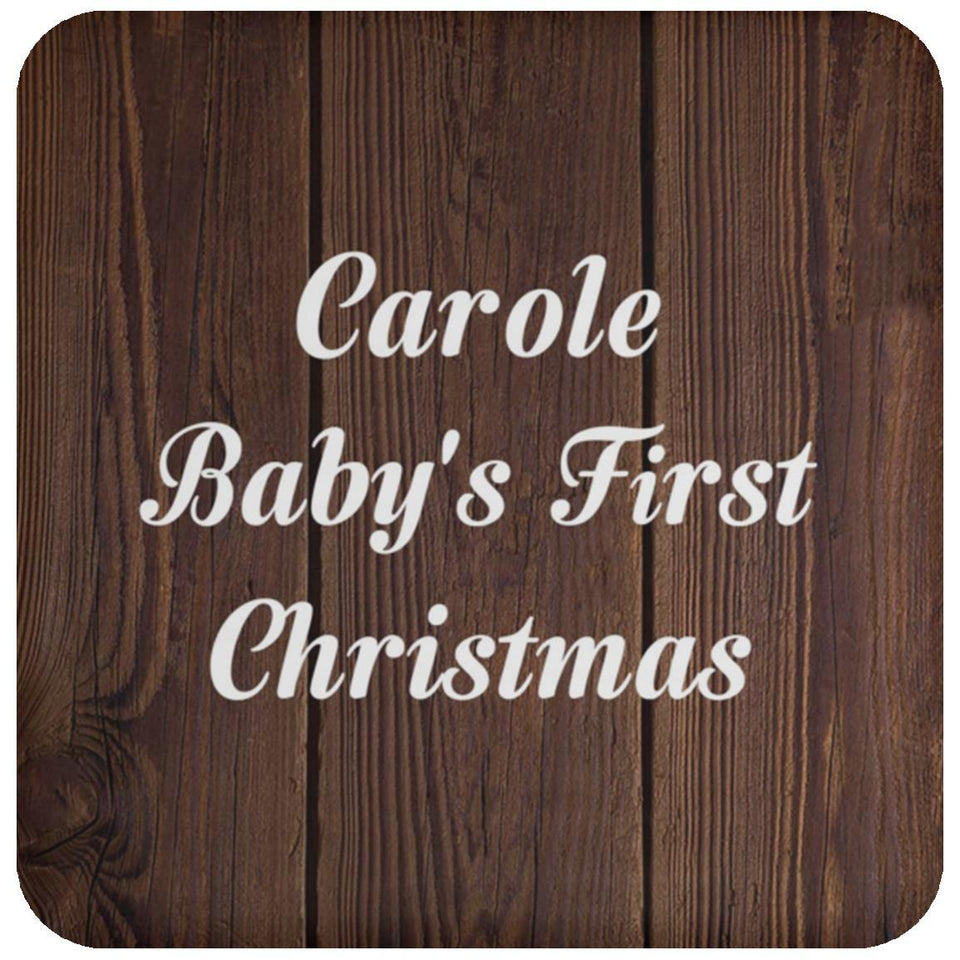 Carole Baby's First Christmas - Drink Coaster D
