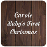Carole Baby's First Christmas - Drink Coaster D