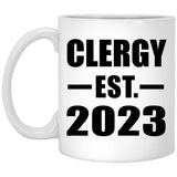 Clergy Established EST. 2023 - 11oz Coffee Mug