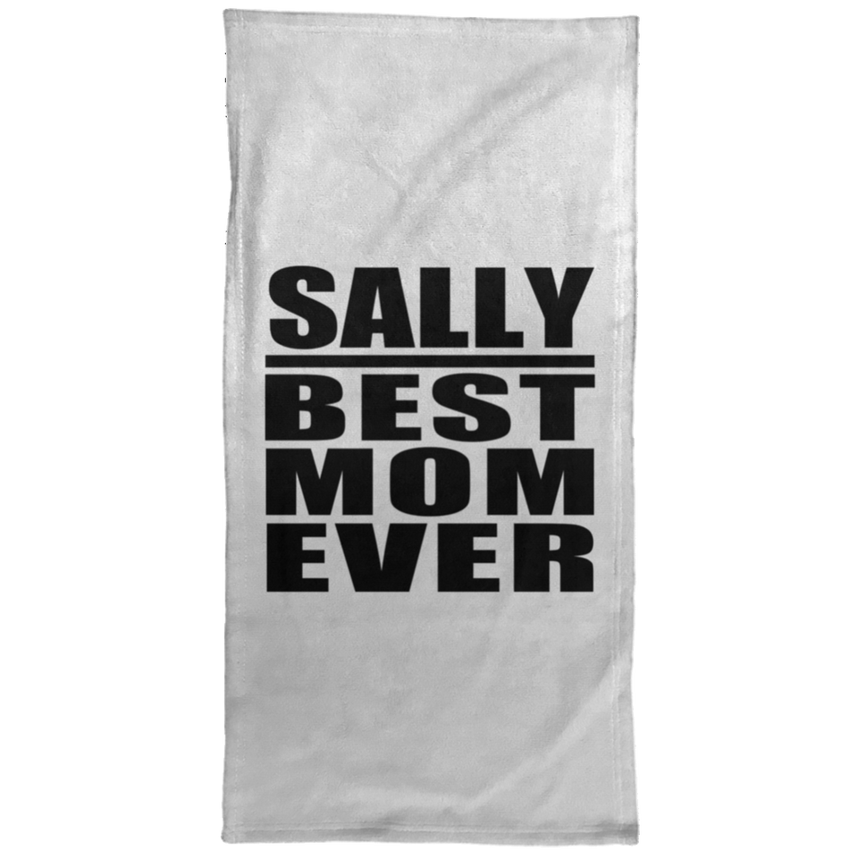 Sally Best Mom Ever - Hand Towel