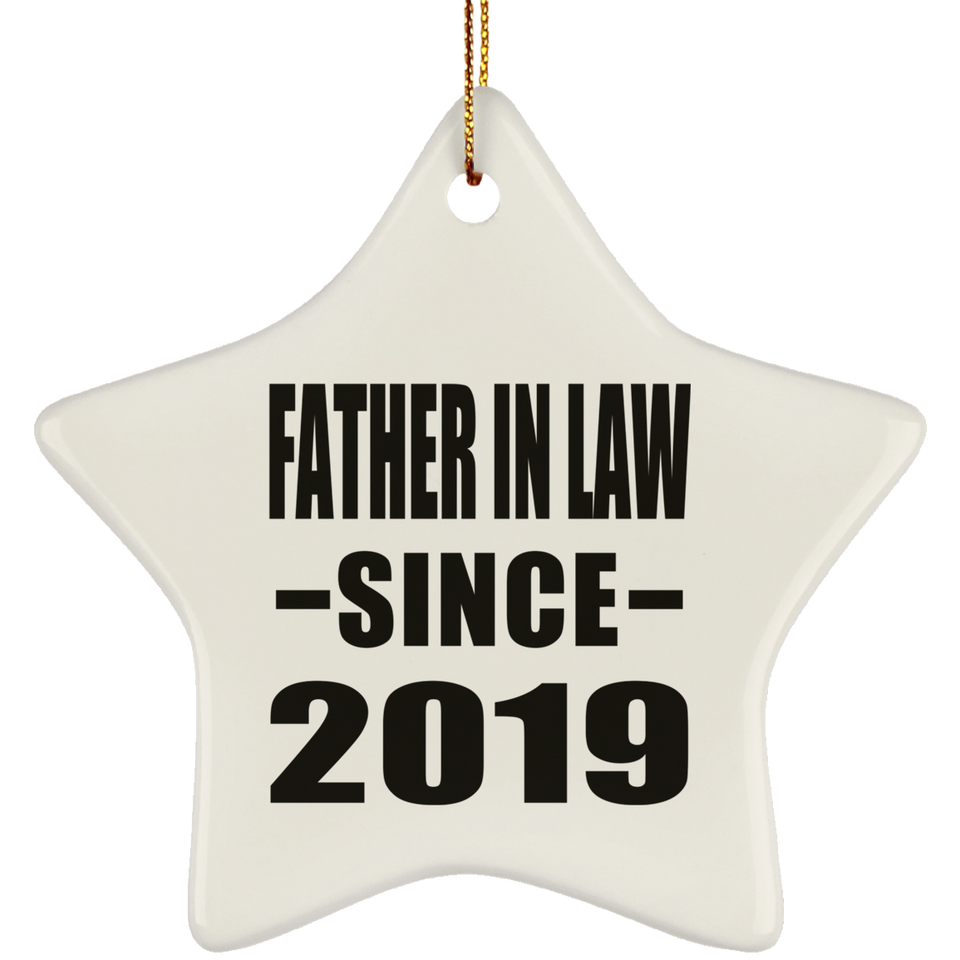 Father In Law Since 2019 - Star Ornament