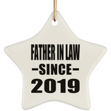 Father In Law Since 2019 - Star Ornament