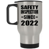Safety Inspector Since 2022 - Silver Travel Mug