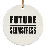 Future Seamstress - Circle Ornament