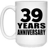 39th Anniversary 39 Years - 15 Oz Coffee Mug