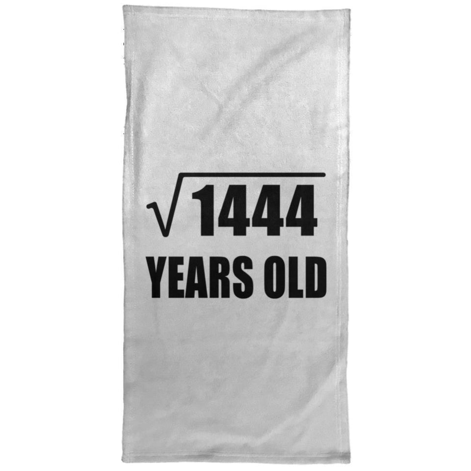 38th Birthday Square Root of 1444 Years Old - Hand Towel
