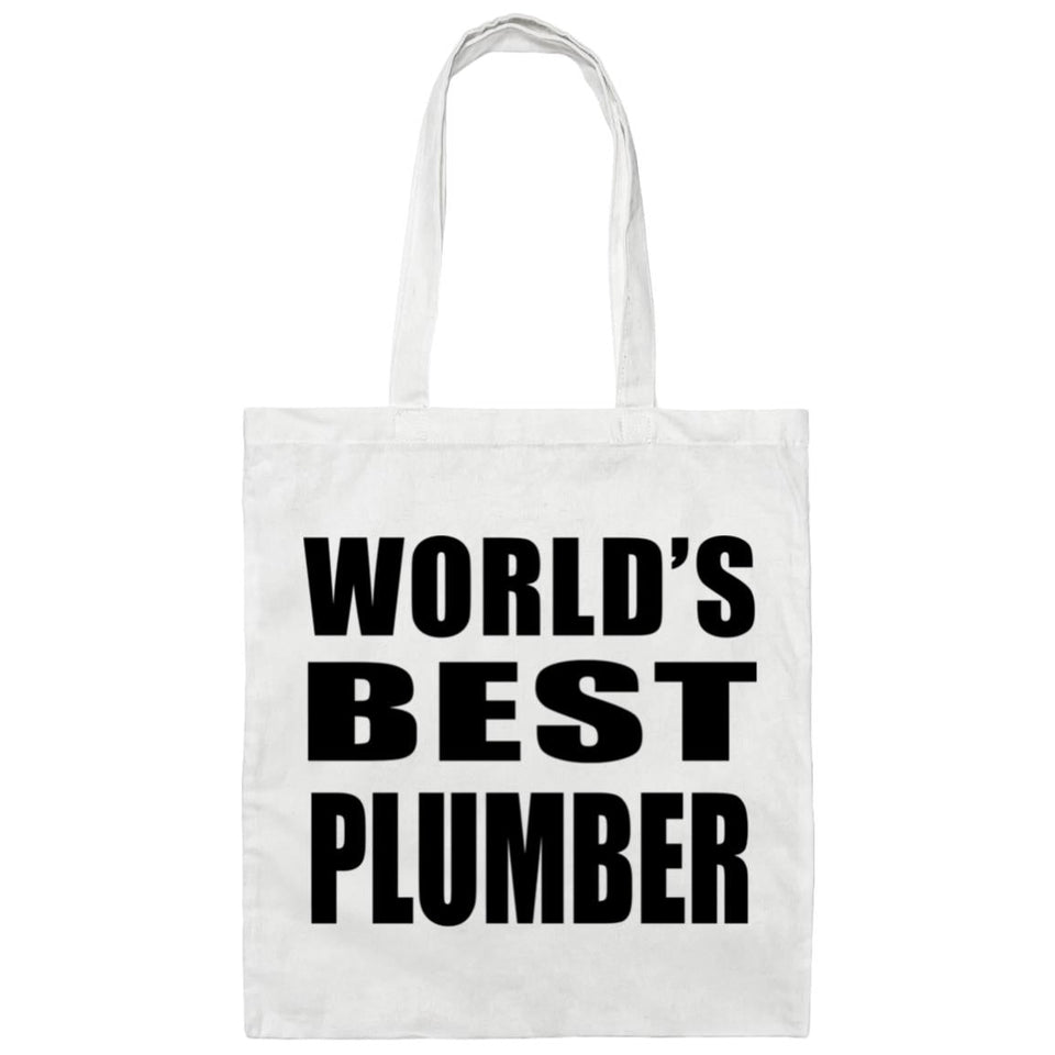 World's Best Plumber - Tote Bag White