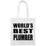 World's Best Plumber - Tote Bag White
