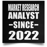 Market Research Analyst Since 2022 - Poster Square