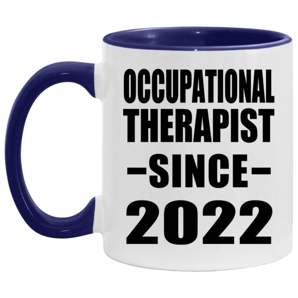 Occupational Therapist Since 2022 - 11oz Accent Mug Purple