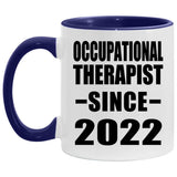 Occupational Therapist Since 2022 - 11oz Accent Mug Purple