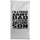 Proud Army Dad Of Awesome Son - Hand Towel