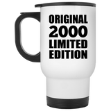 24th Birthday Original 2000 Limited Edition - White Travel Mug