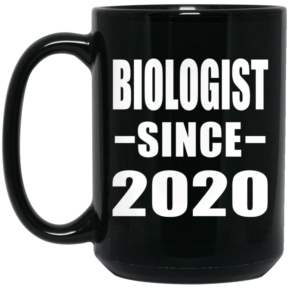 Biologist Since 2020 - 15oz Coffee Mug Black