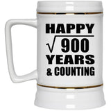 Happy 30th Anniversary Square Root of 900 Years & Counting - Beer Stein