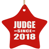 Judge Since 2018 - Star Ornament