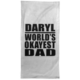 Daryl World's Okayest Dad - Hand Towel