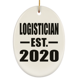 Logistician Established EST. 2020 - Oval Ornament