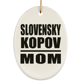 Slovensky Kopov Mom - Oval Ornament