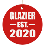 Glazier Established EST. 2020 - Circle Ornament