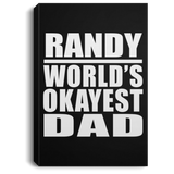 Randy World's Okayest Dad - Canvas Portrait