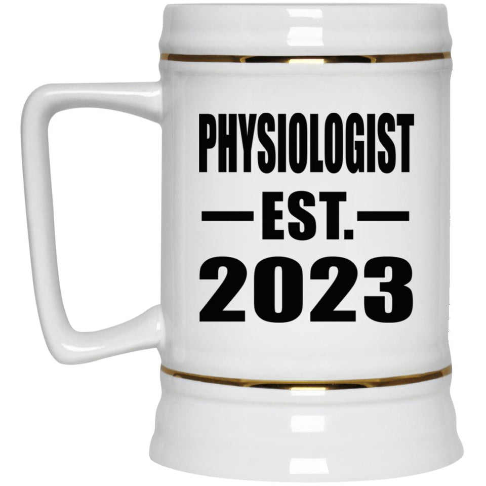 Physiologist Established EST. 2023 - Beer Stein