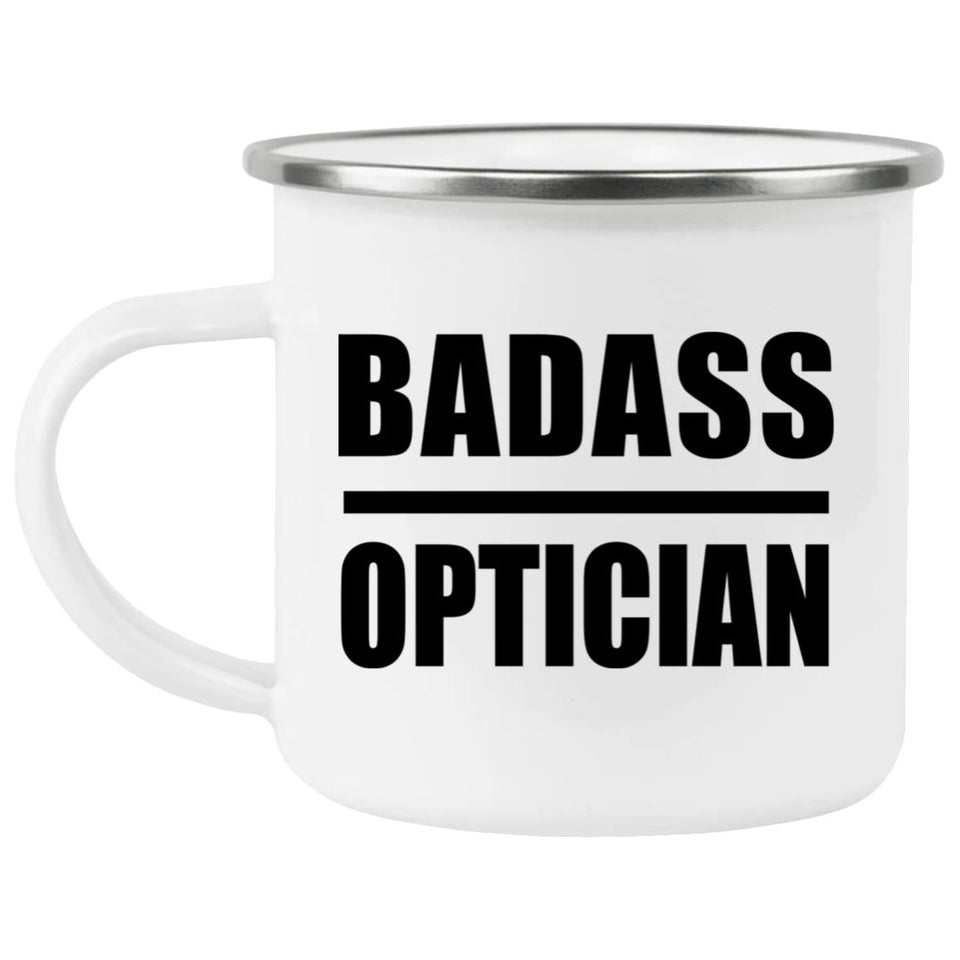 Badass Optician - 12oz Camping Mug
