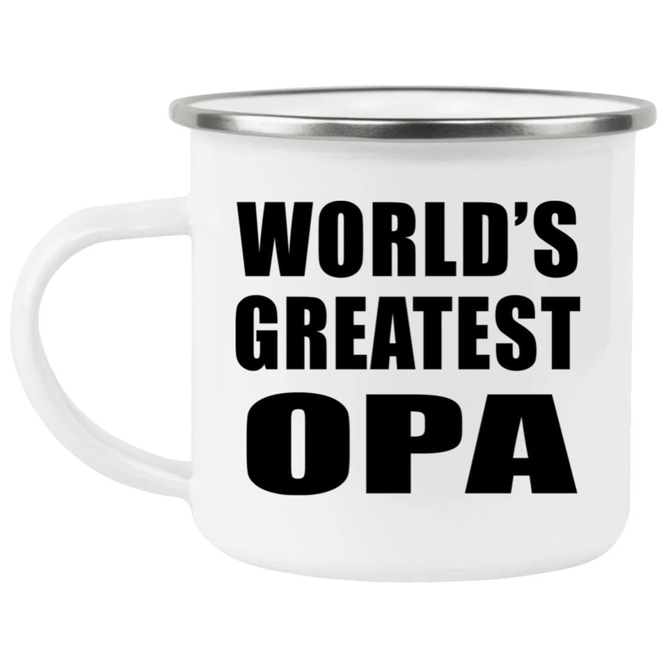 World's Greatest Opa - 12oz Camping Mug