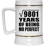 99th Anniversary Square Root of 9801 Years of Mr Perfect - Beer Stein