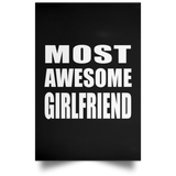 Most Awesome Girlfriend - Poster Portrait