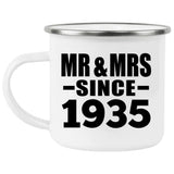 89th Anniversary Mr & Mrs Since 1935 - 12oz Camping Mug