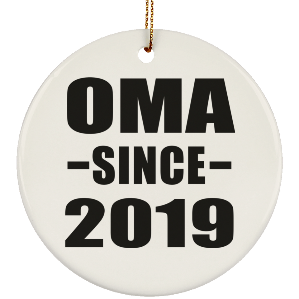 Oma Since 2019 - Circle Ornament
