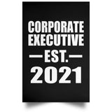 Corporate Executive Established EST. 2021 - Poster Portrait