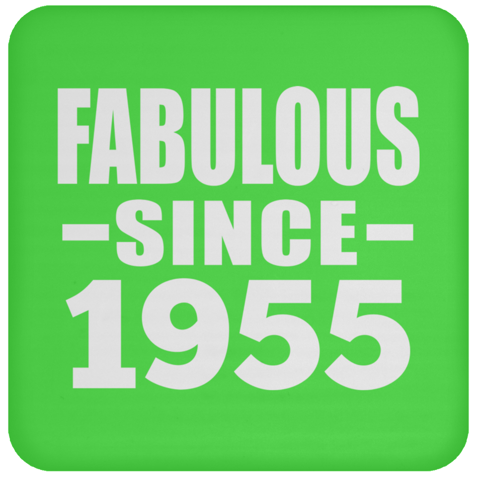 69th Birthday Fabulous Since 1955 - Drink Coaster