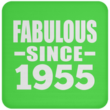 69th Birthday Fabulous Since 1955 - Drink Coaster