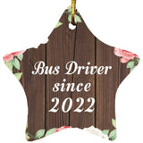 Bus Driver Since 2022 - Star Ornament A