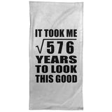 24th Birthday Took Square Root of 576 Years To Look Good - Hand Towel