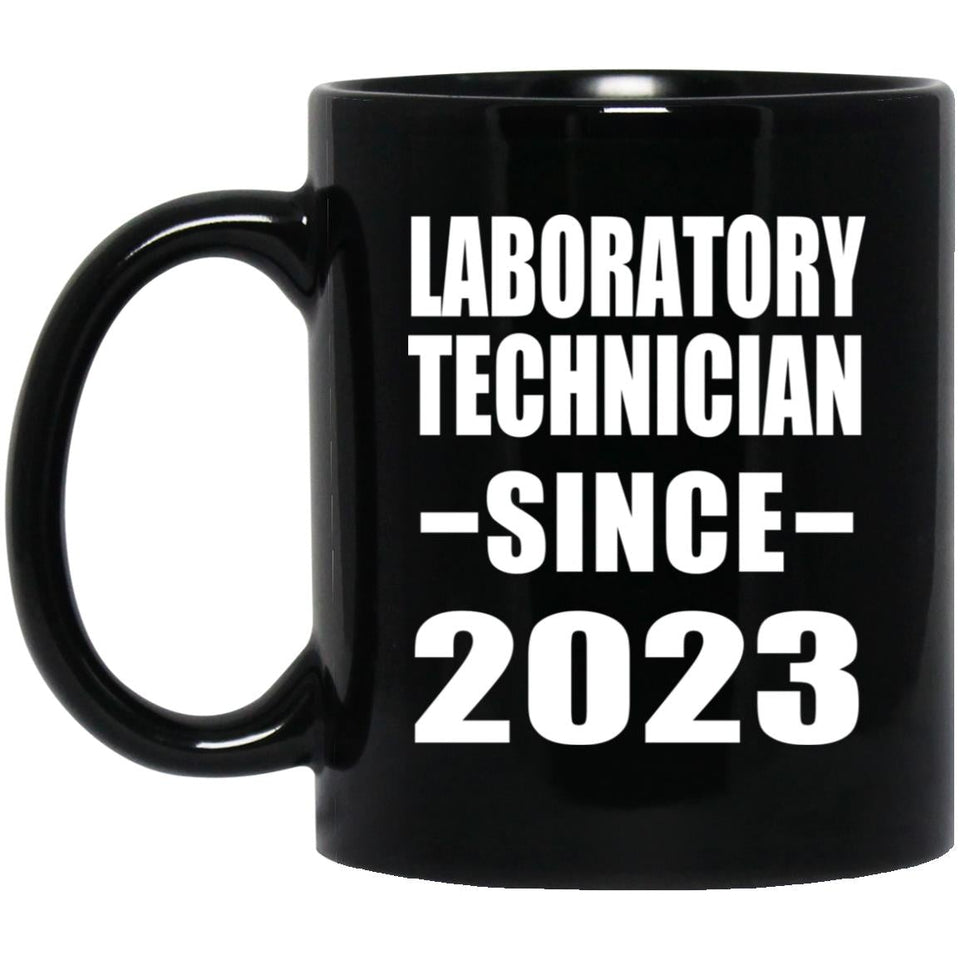Laboratory Technician Since 2023 - 11oz Coffee Mug Black