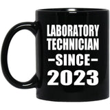 Laboratory Technician Since 2023 - 11oz Coffee Mug Black