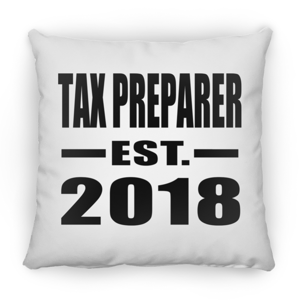 Tax Preparer Established EST. 2018 - Throw Pillow