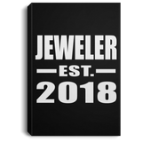 Jeweler Established EST. 2018 - Canvas Portrait