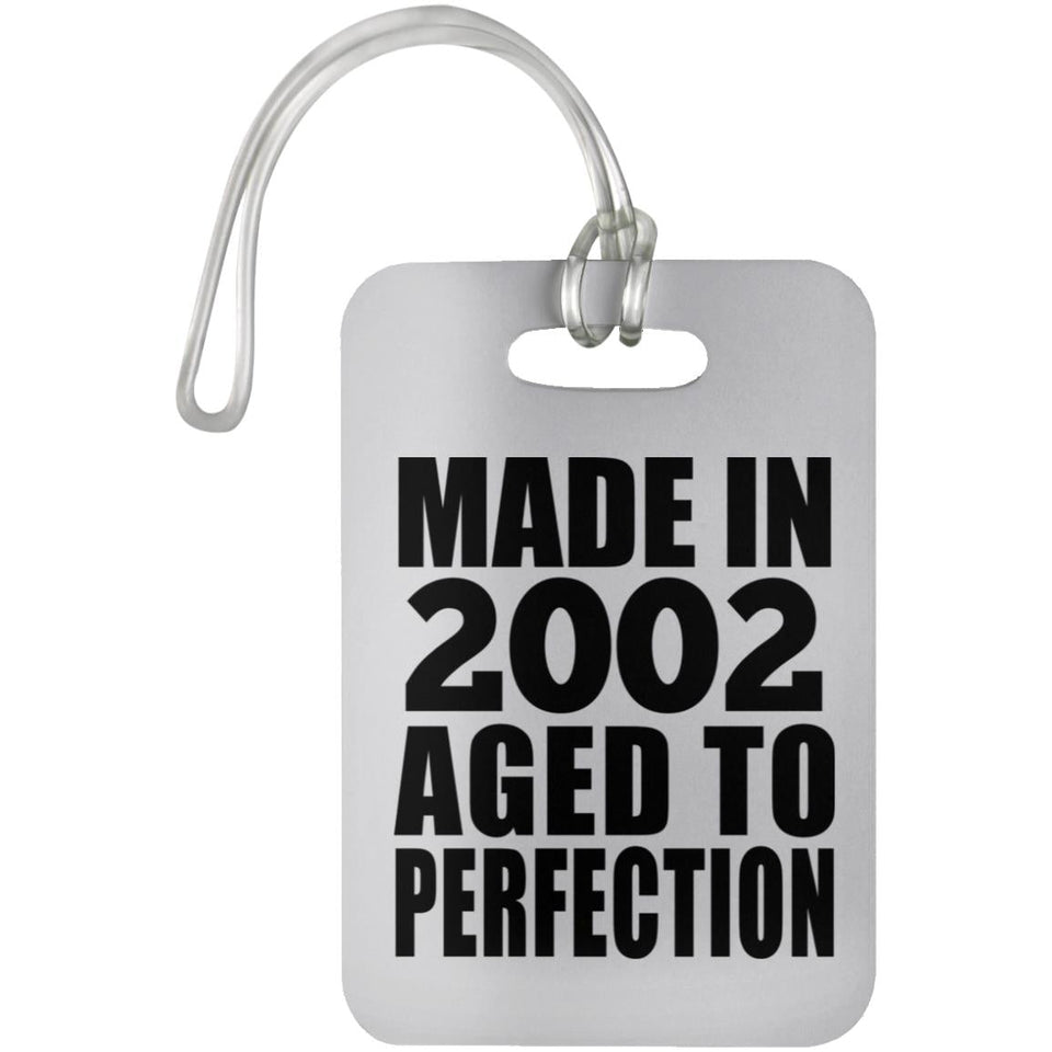 22nd Birthday Made In 2002 Aged to Perfection - Luggage Bag Tag