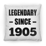 119th Birthday Legendary Since 1905 - Throw Pillow