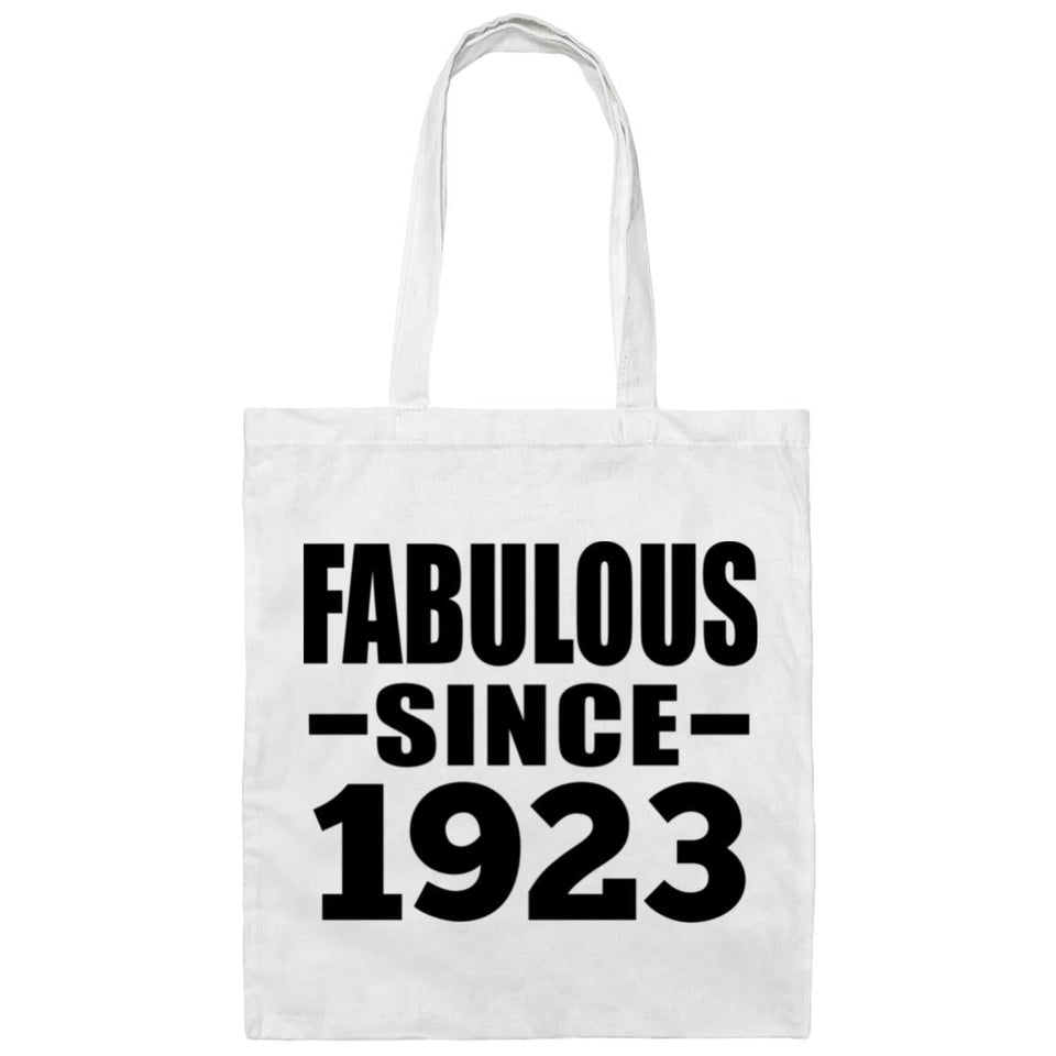 101st Birthday Fabulous Since 1923 - Tote Bag White