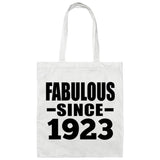 101st Birthday Fabulous Since 1923 - Tote Bag White