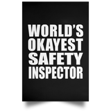 World's Okayest Safety Inspector - Poster Portrait