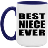 Best Niece Ever - 15oz Accent Mug Purple