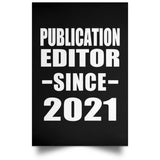 Publication Editor Since 2021 - Poster Portrait
