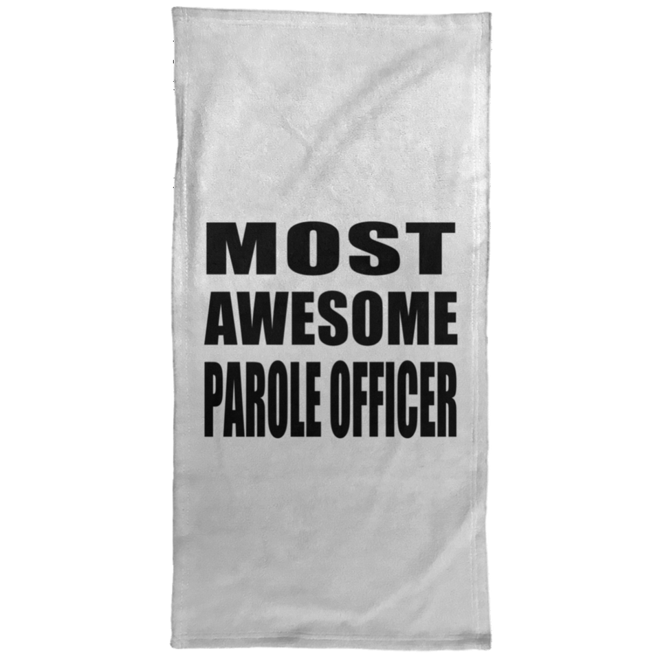 Most Awesome Parole Officer - Hand Towel